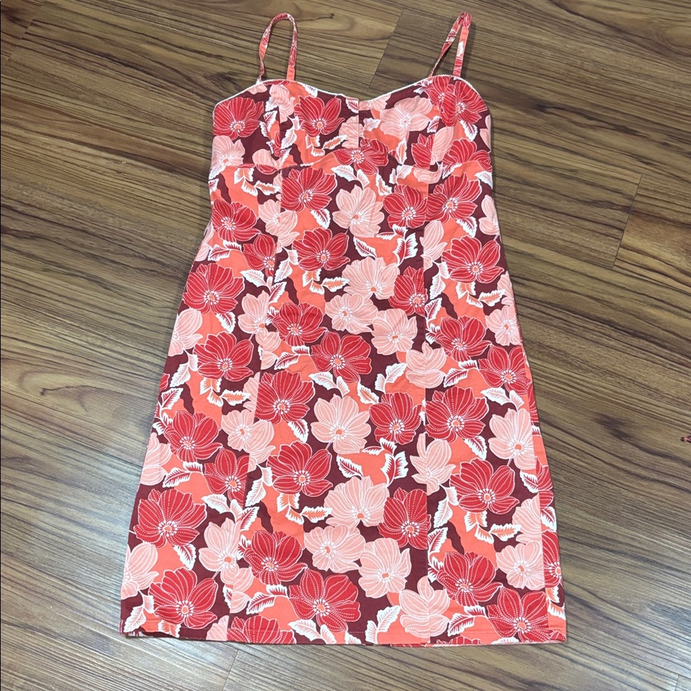 LOFT Pink Floral Dress